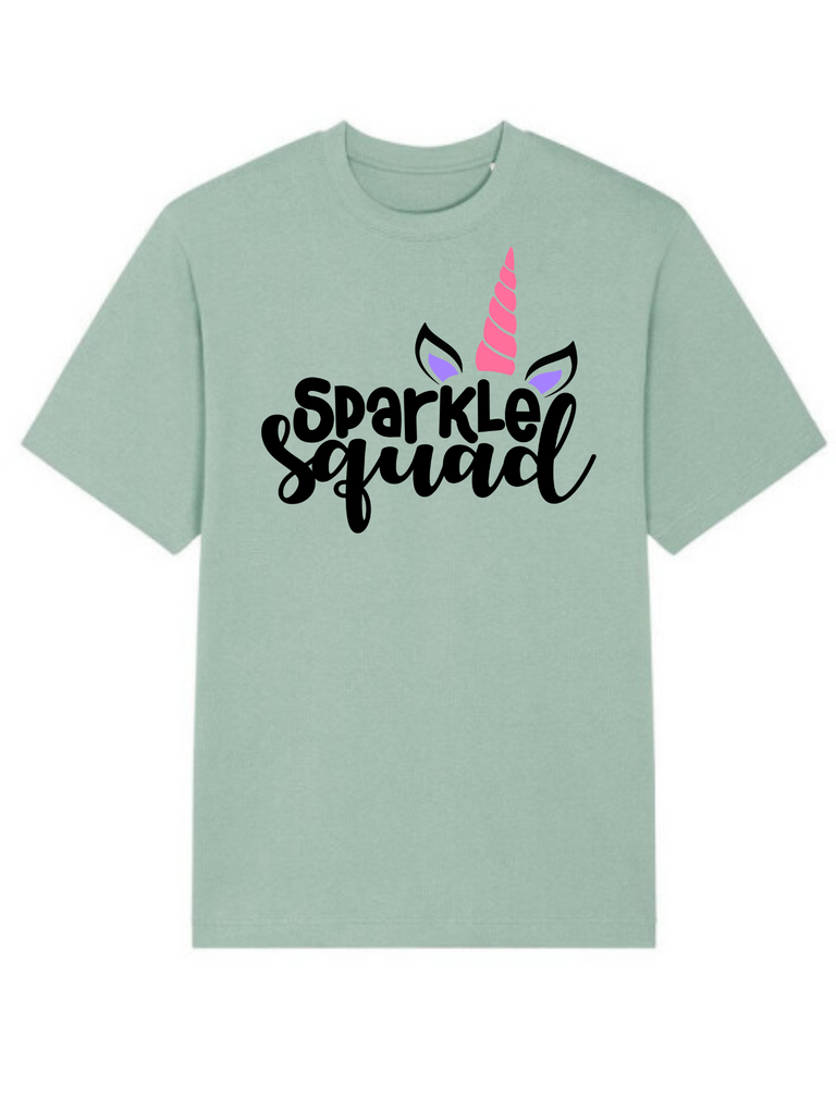 Girl Mint Sparkle Squad Shirt