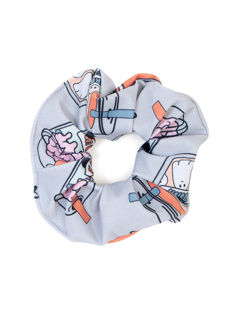 Girl Grey Shake for Halloween Scrunchies for Hair