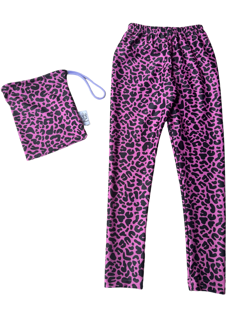 Girl Wild Rose Leopard Legging