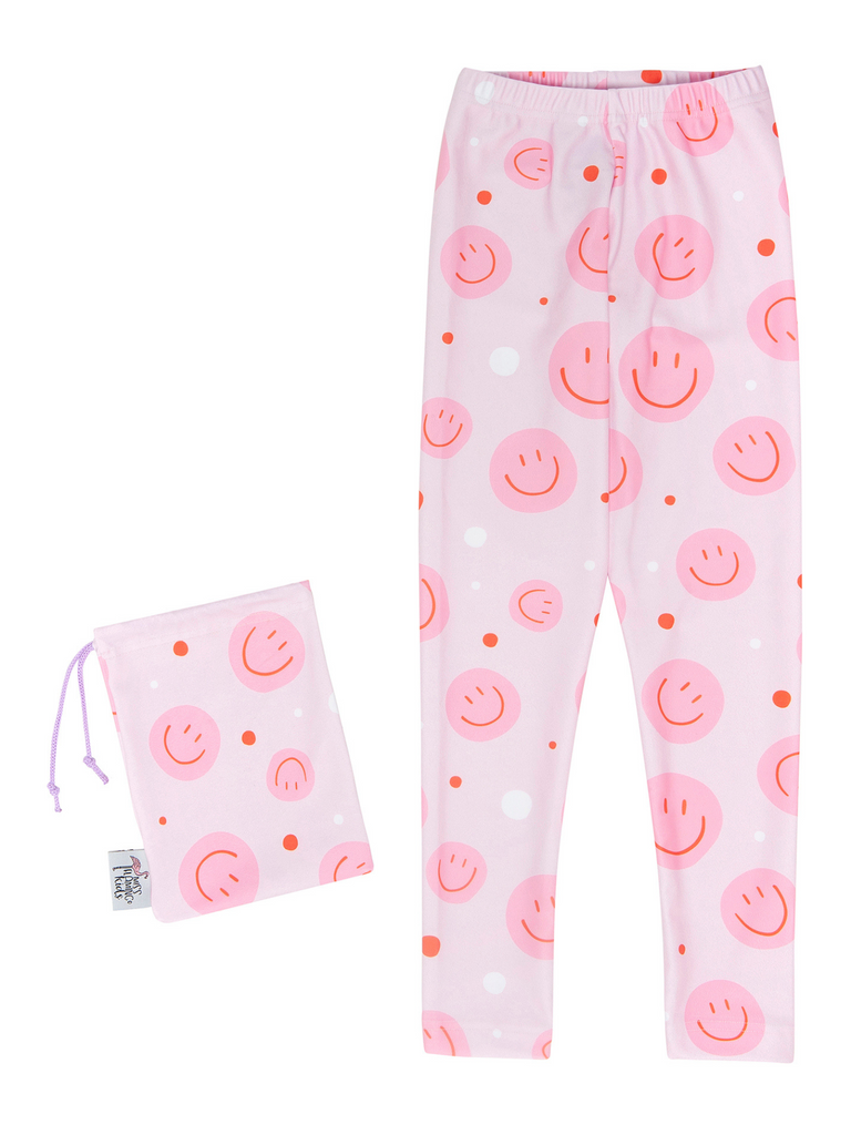 Girl Smiley Mykocos Collaboration Printed Legging