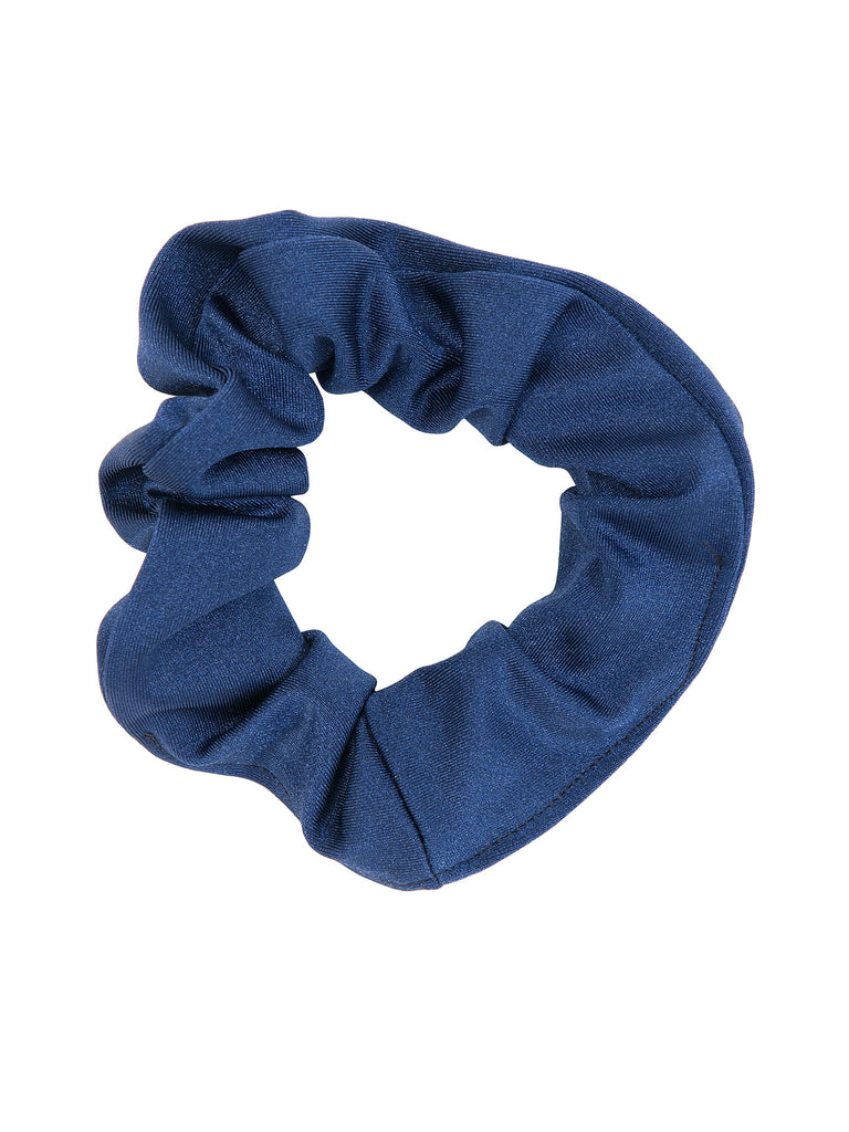 Blue girl scrunchies for hair miss flamingo kids