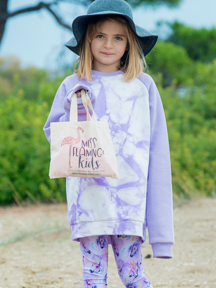 Girl Purple Tie Dye SweatShirt