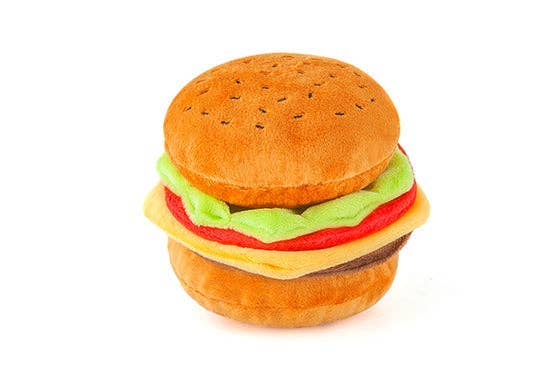 Pet American Classic Barky Burger Toy