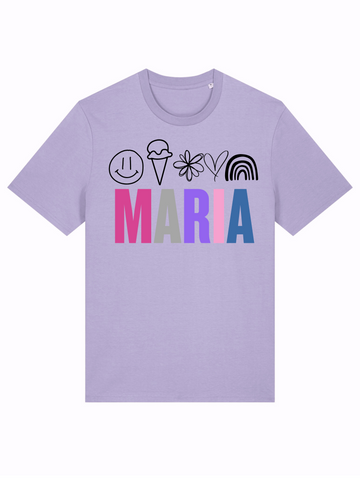 Girl Personalized Shirt with Name and Favorite Things Shirt