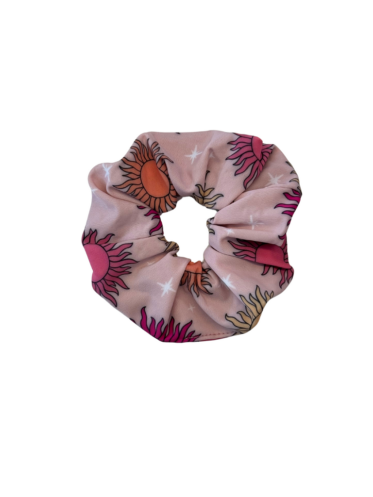 Creme Color Sun Scrunchie