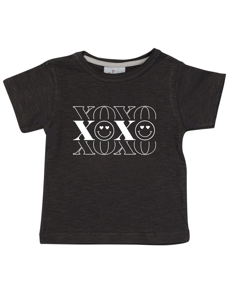 Boy Black XOXO Valentines T-Shirt