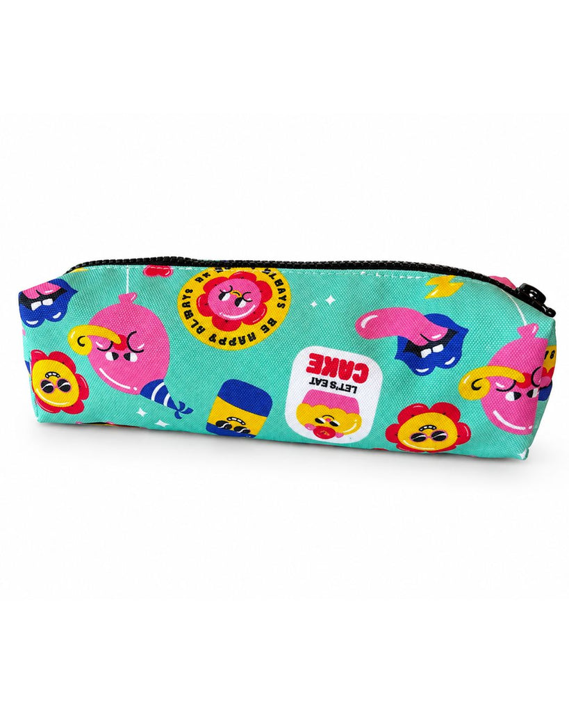 Girl Aqua Let's eat Cake Pencil Case