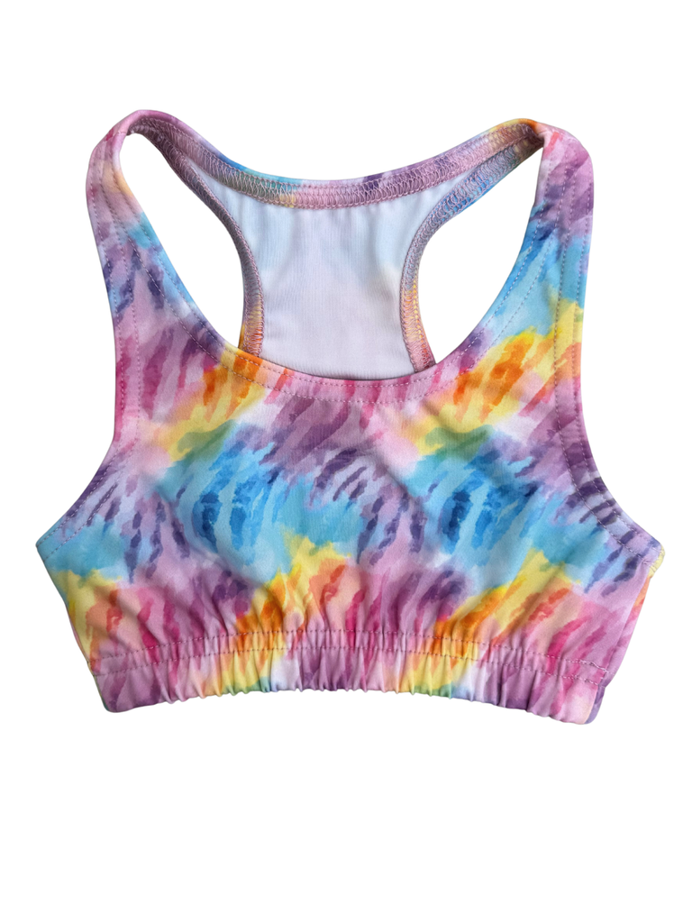Girl Electric Neon Zebra Sports Top