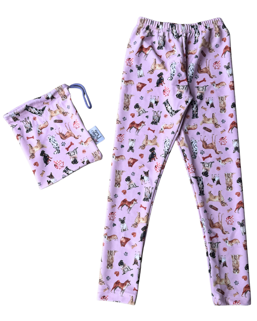 Girl Pink Dogs Vibe Legging