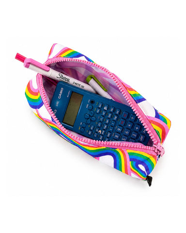 Girl Rainbow Swirl Pencil Case