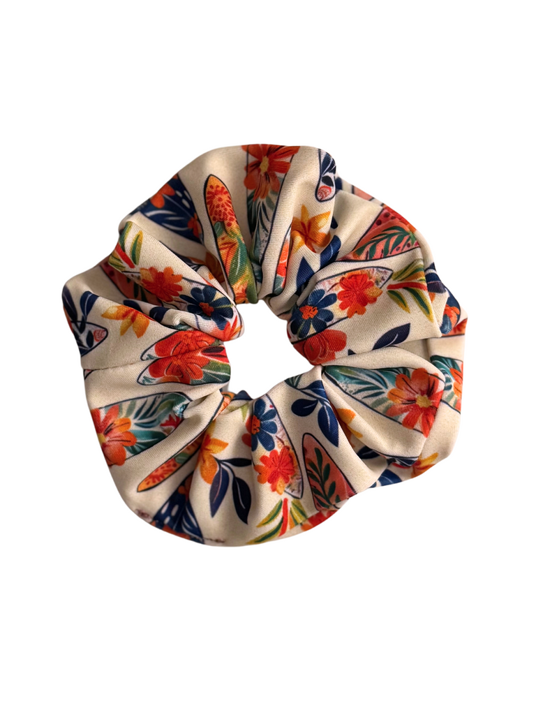 Hawaiian Surfboard Scrunchies for Hair