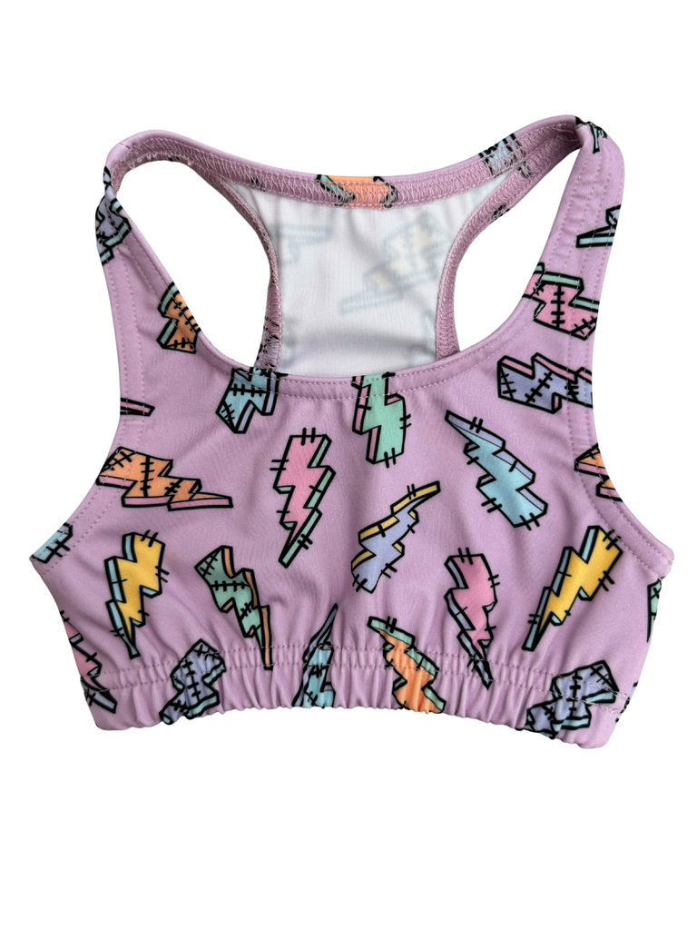 Girl Lilac Thunder Crush Sports Top