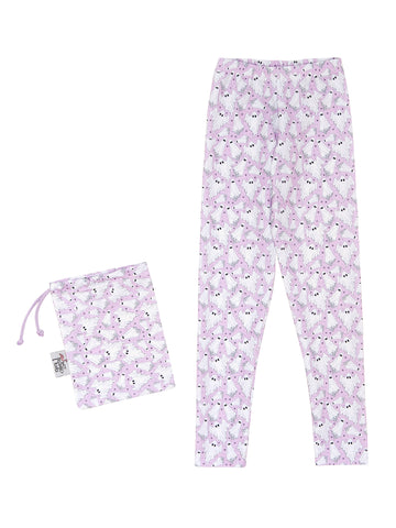 Girl Lilac Ghosts Attack Legging