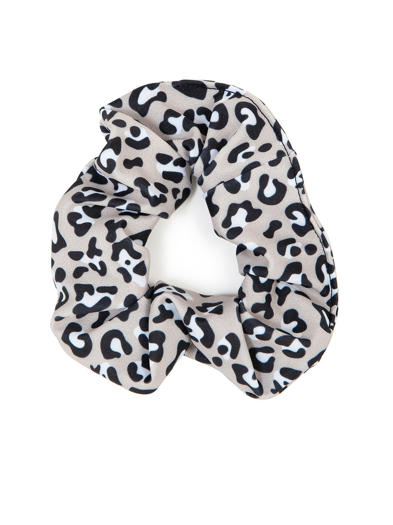 Girl Frost Off-White Leopard Scrunchies for Hair