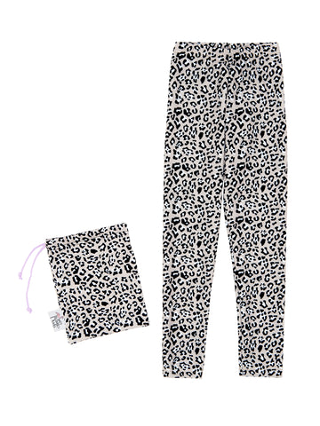 Girl Frost Off-White Leopard Legging