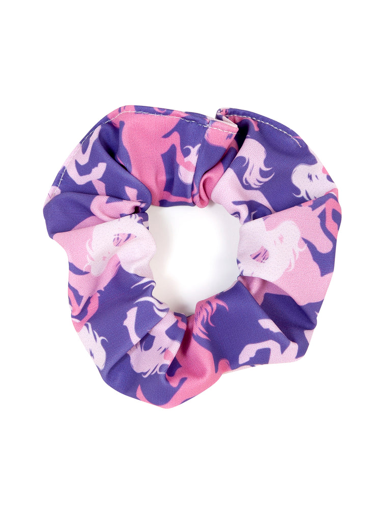 Girl Purple Horse Scrunchies for Hair