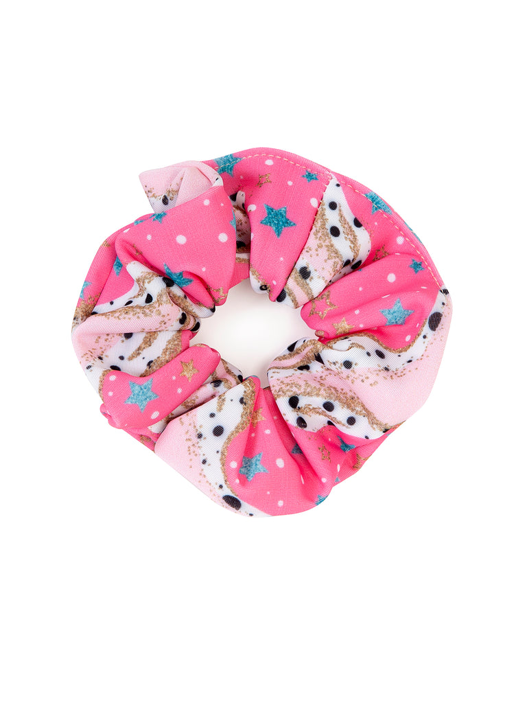 Girl Pink About Stars Scrunchies for Hair