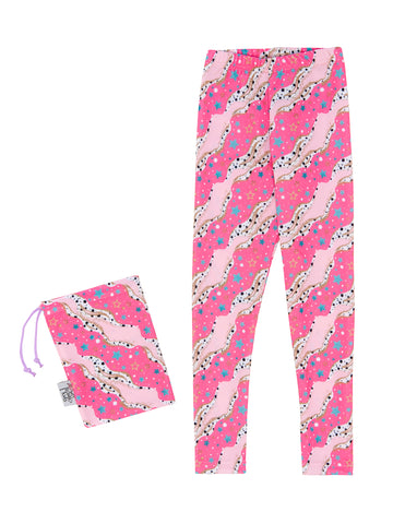Girl Pink About Stars Legging