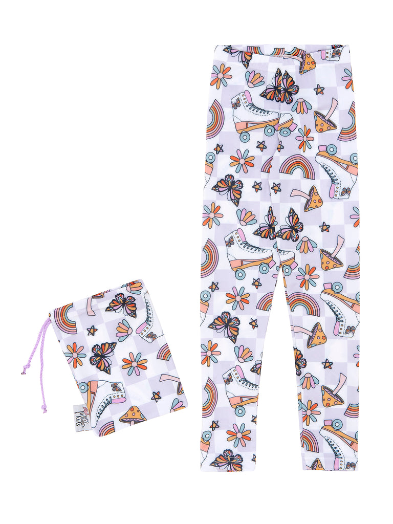 Girl Lilac Roller Fun Legging