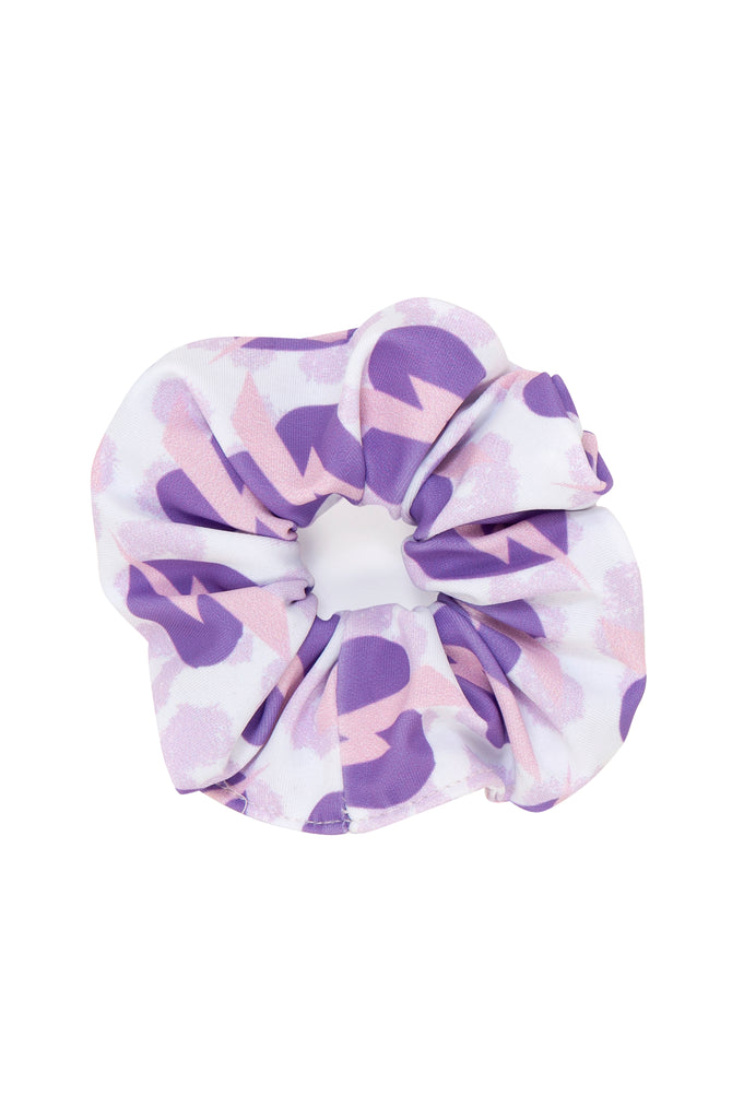 Lilac Heart Thunder Scrunchies for Hair