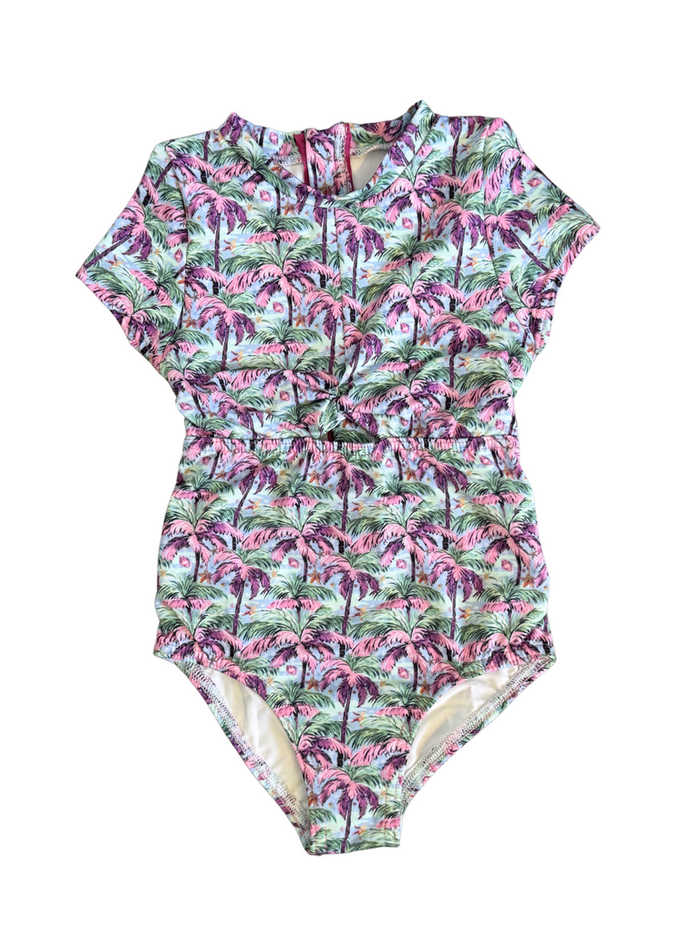 Girl Purple Calypso One Piece Swimsuit