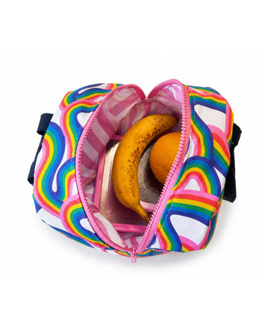 Girl Rainbow Swirl Lunch Bag