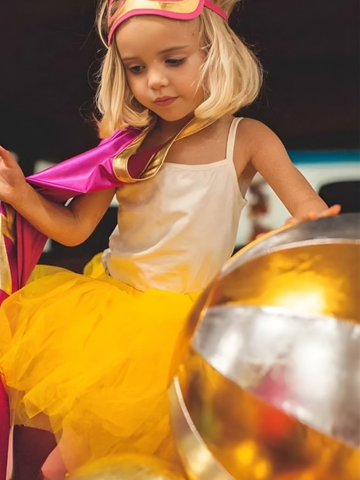 Girl Circus Silver and Gold Balloon 40 cm