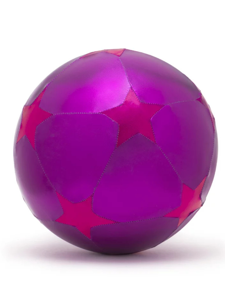 Girl Purple Fabric Star Balloon 30 cm