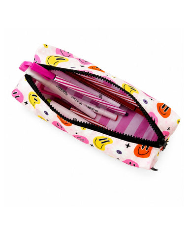 Girl Smiley Face Pencil Case