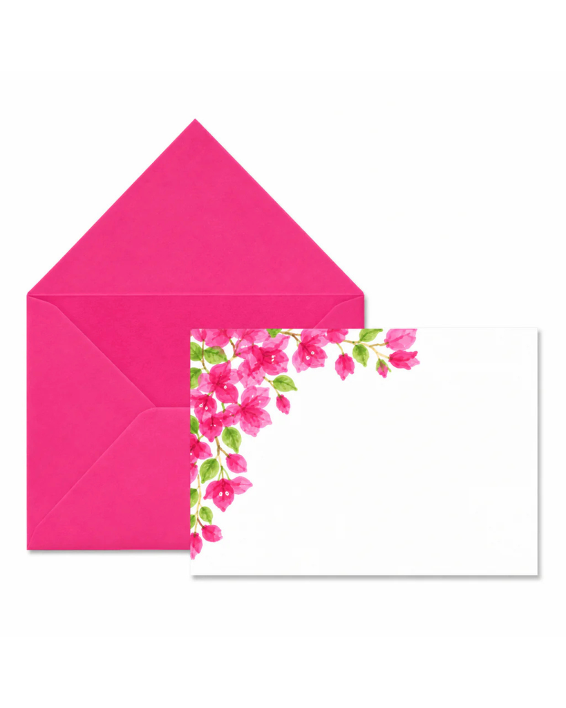 Hot Pink Voukamvilia Note Cards