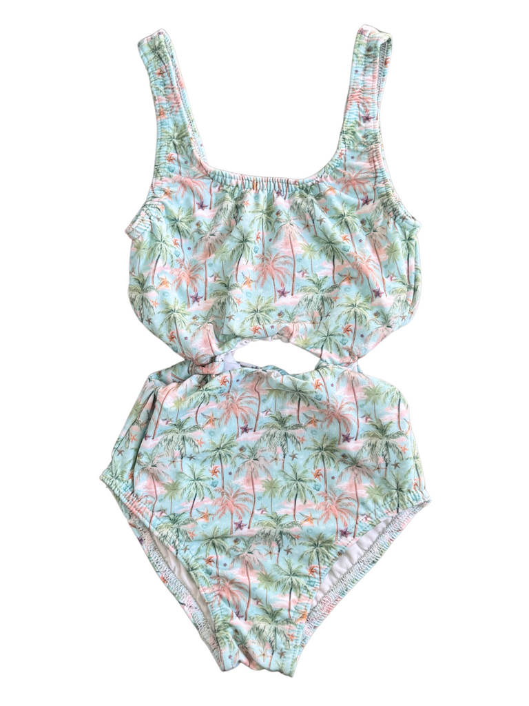 Κορίτσι Aqua Capri Ολόσωμο Μαγιό με Κοψίματα