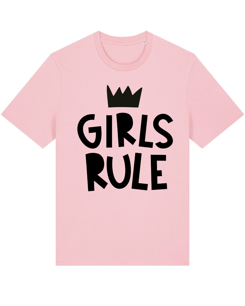 Girl Girls Rule Pink Shirt