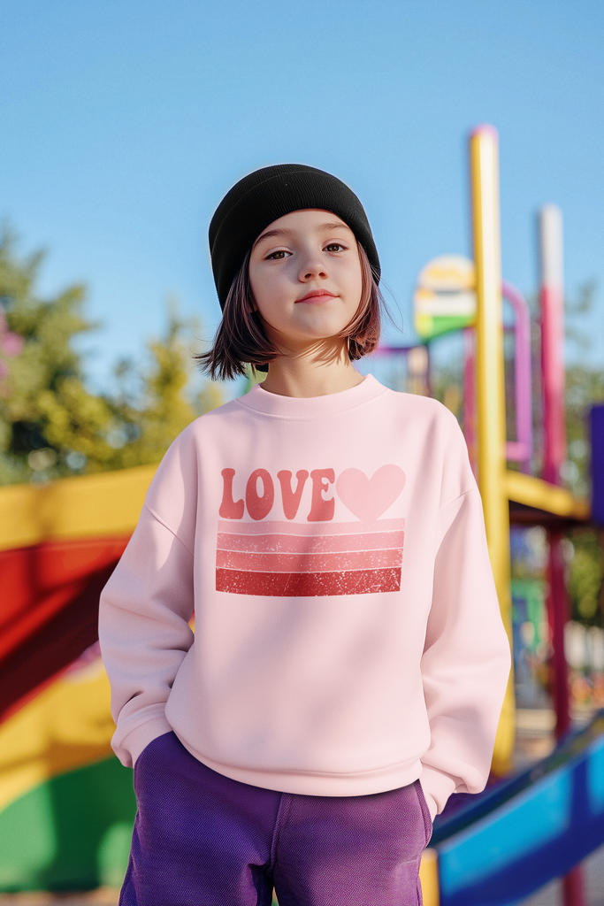 Φούτερ για κορίτσι Pink Tie Dye Smiley