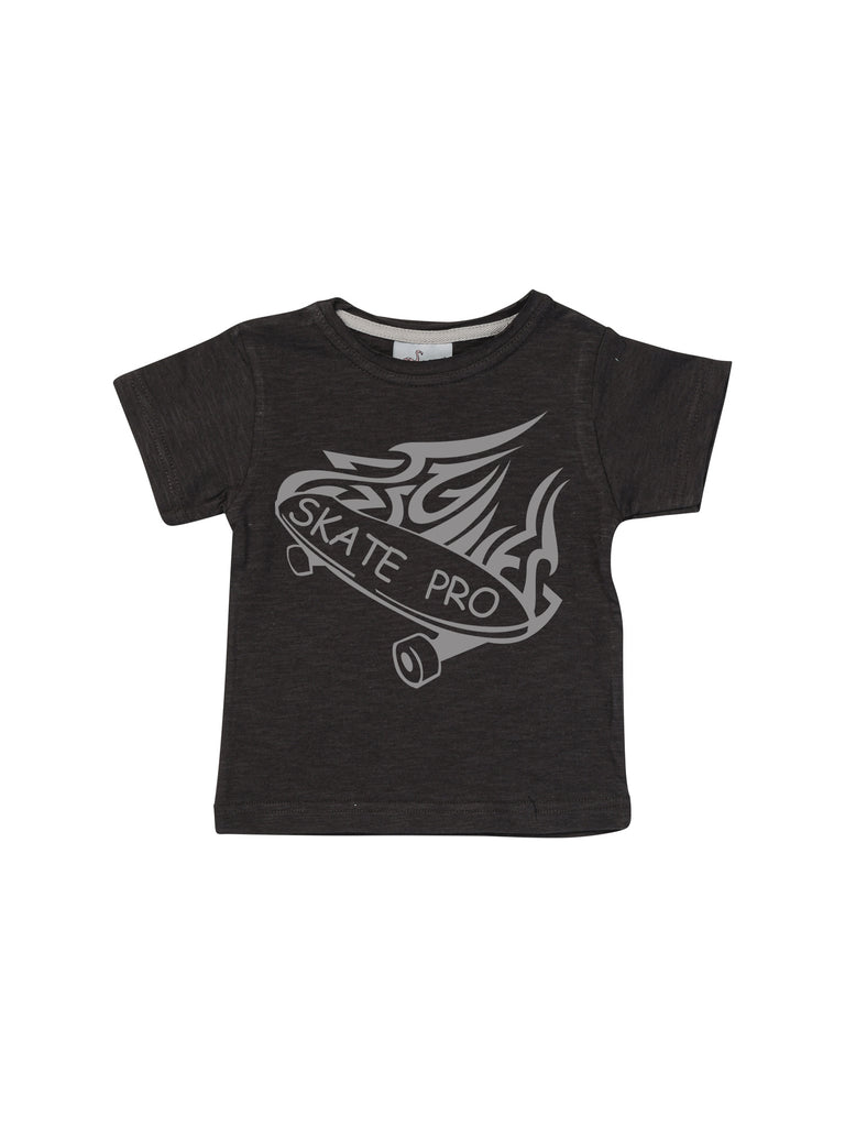 black skate pro shirt for boy miss flamingo kids