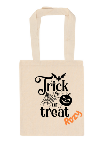 Halloween Personalized Party Treat Bag