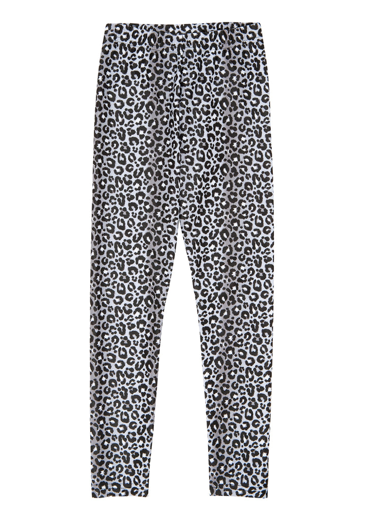 grey leopard legging for girl miss flamingo kids