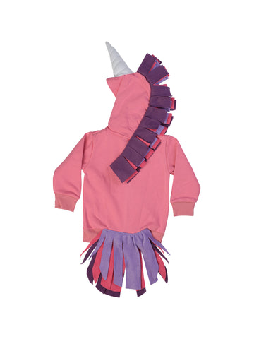 Girl Pink Unicorn Hoodie