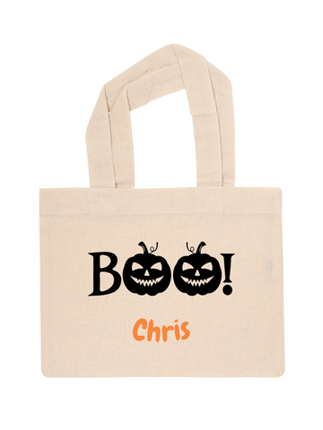 Boo-Halloween Fun Personalised Party Treat Bag