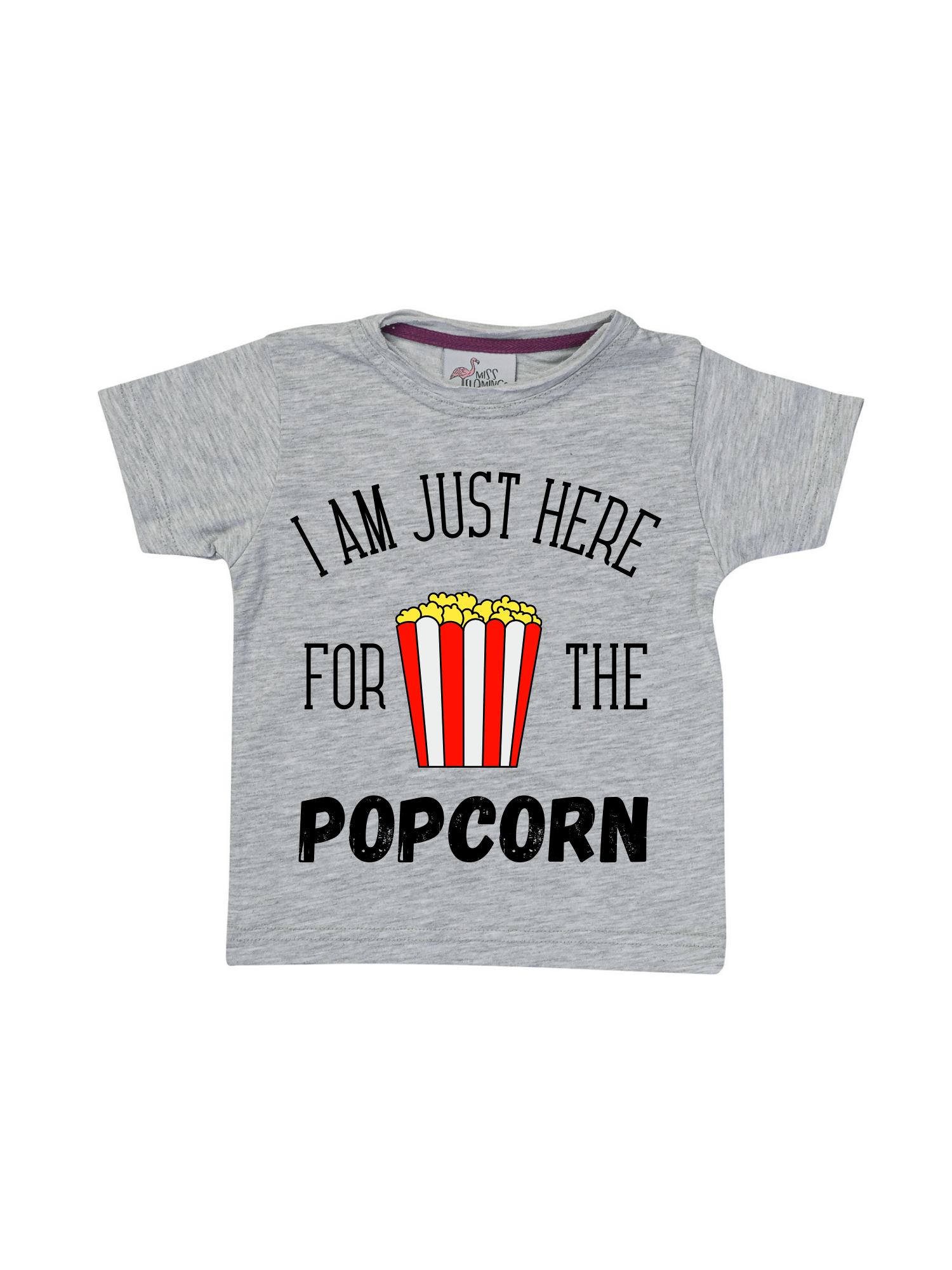 Girl Grey PopCorn Shirt