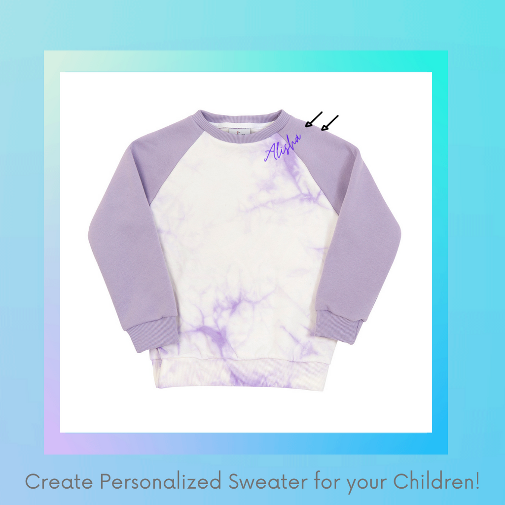Purple tie 2025 dye sweater