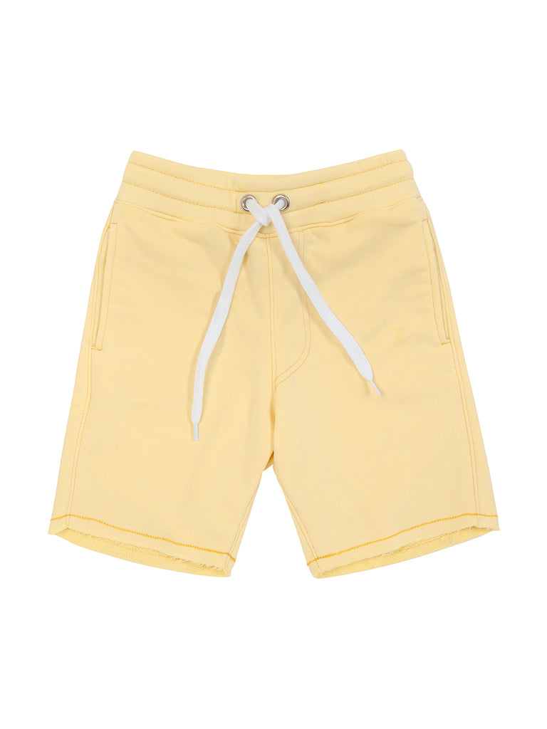 Boy Yellow Cotton Shorts