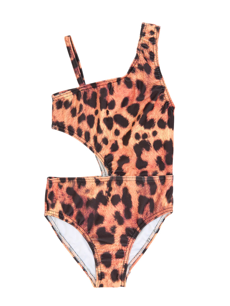 Girl Alice Leopard Swimsuit
