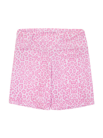 Girl Pink Leopard Summer Shorts