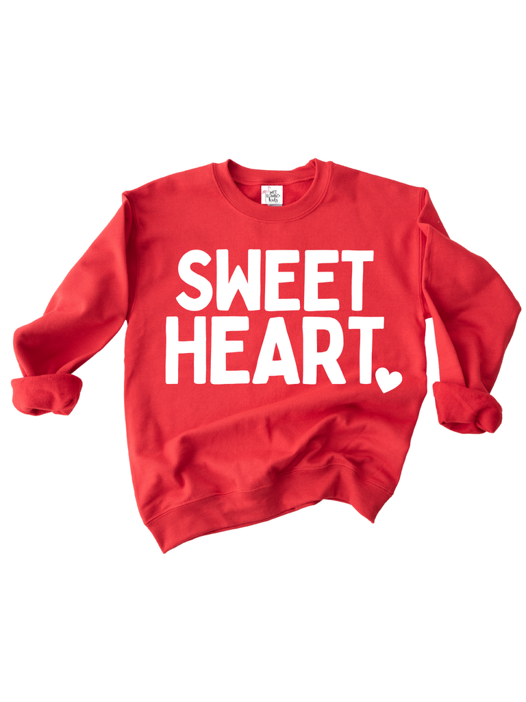 Girl Red Valentines Sweet Heart SweatShirt