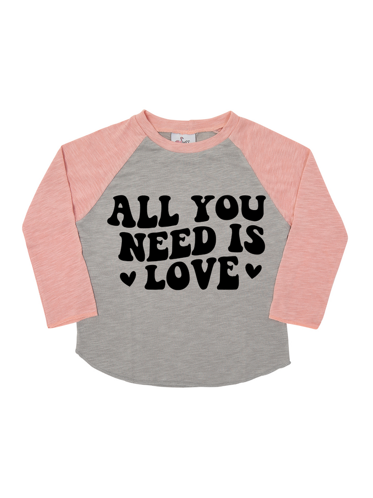Girl Rose All You Need Is Love Long Sleeve Shirt