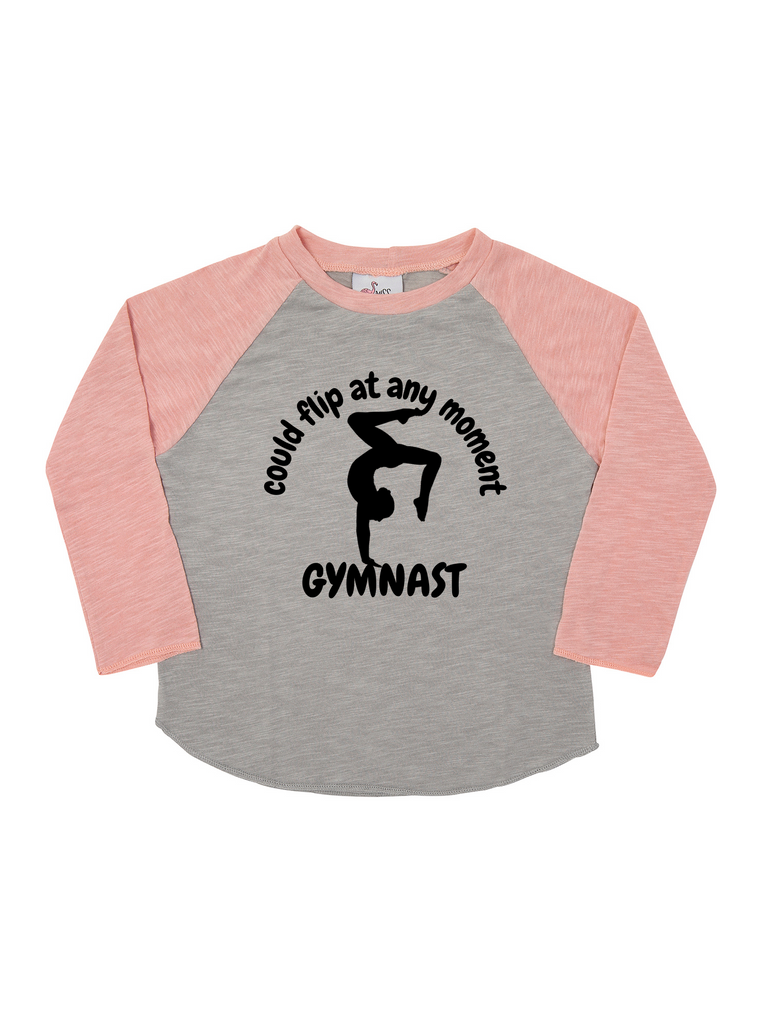 Girl Rose Gymnast Long Sleeve Shirt