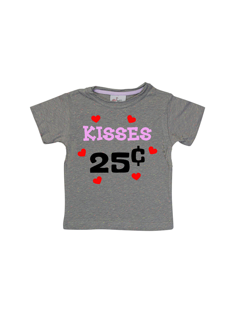 Girl Grey Kisses 25c Shirt