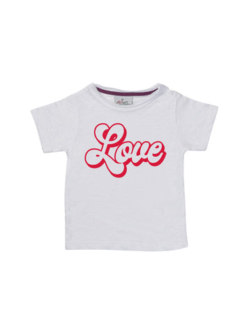 Κορίτσι White Love Valentines T-shirt
