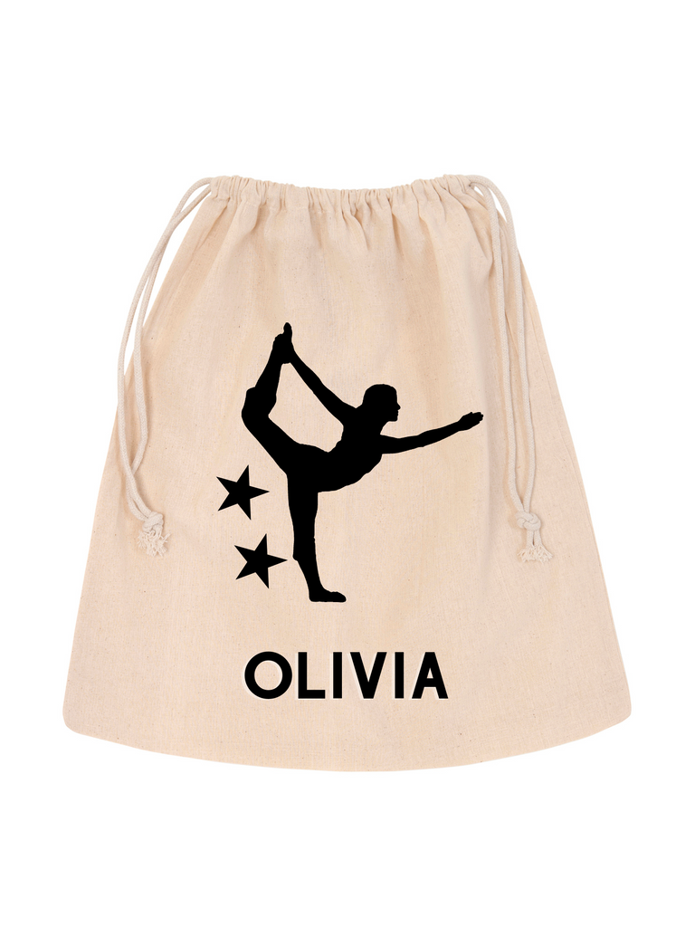 Girl Gymnastic Personalised Sack Bag
