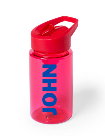 Boy Red Personalized Water Bottle